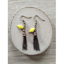 Boucle Nude bronze et jaune