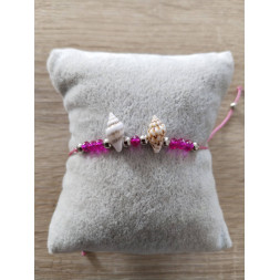 Bracelet rose Mes petits...