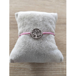 Bracelet rose Mon arbre de vie