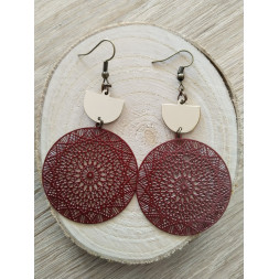 Boucle bordeaux Mon Arabesque