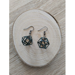 Boucle Eole vert foncé