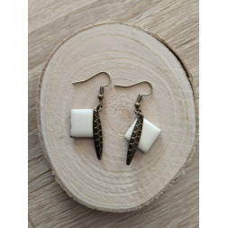 Boucle Clémentina bronze et...