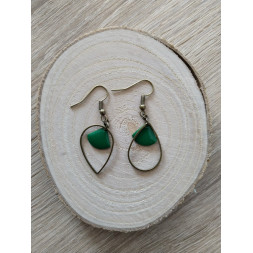 Boucle Gouttine bronze et...