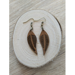 Boucle en daim marron