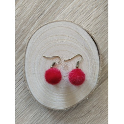 Boucle Mon pompon rouge
