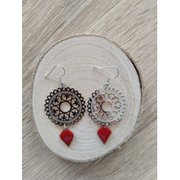 Boucle Mon arabesque rouge