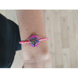 Bracelet Mon arbre de vie rose