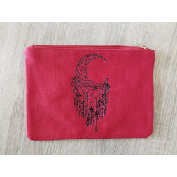 Pochette rouge Mon...