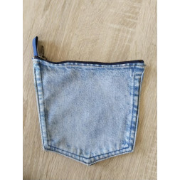 Pochette en jeans