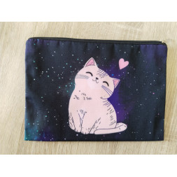 Pochette Mon petit chat rose