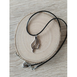 Collier noir Mon visage