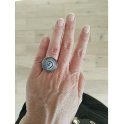 Bague Ma spirale grise
