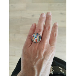Bague Mes feuilles colorées