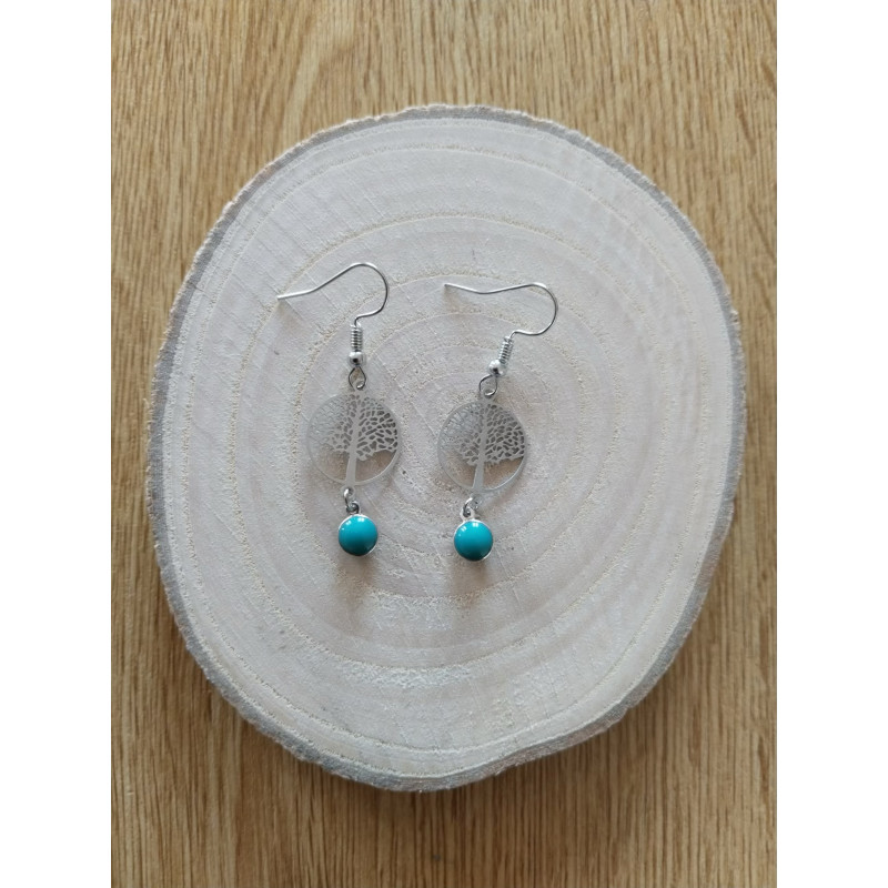 Boucle d’oreille arbre de vie
