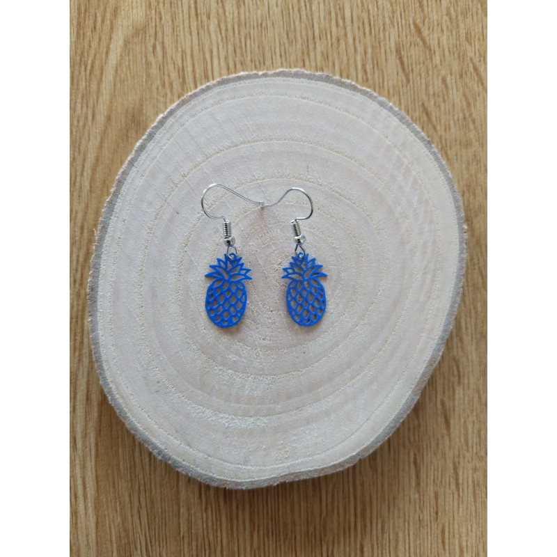 Boucle d’oreille ananas