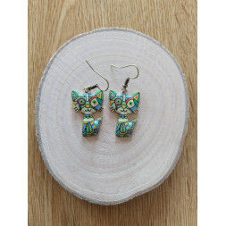 Boucle d’oreille chat