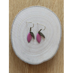 Boucle Ma petite goutte rose