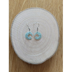 Boucle d’oreille en lune