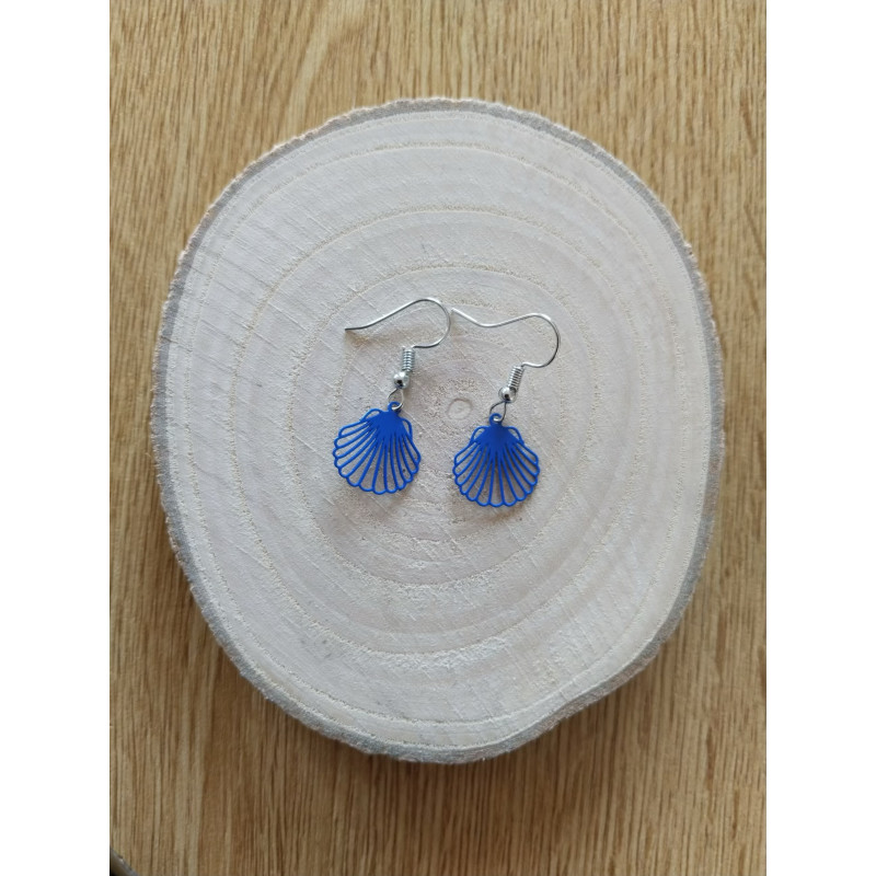 Boucle d’oreille coquillage