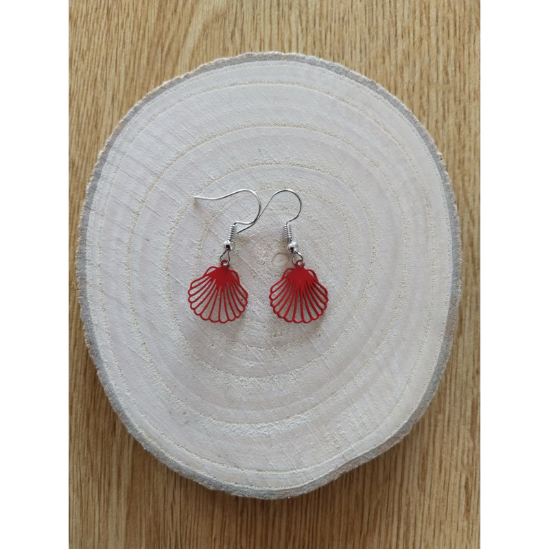 Boucle d’oreille coquillage