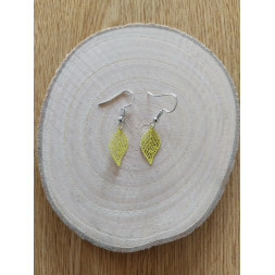 Boucle d’oreille feuille