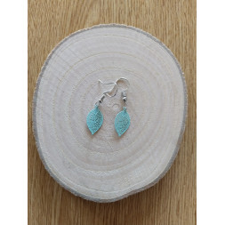 Boucle d’oreille feuille