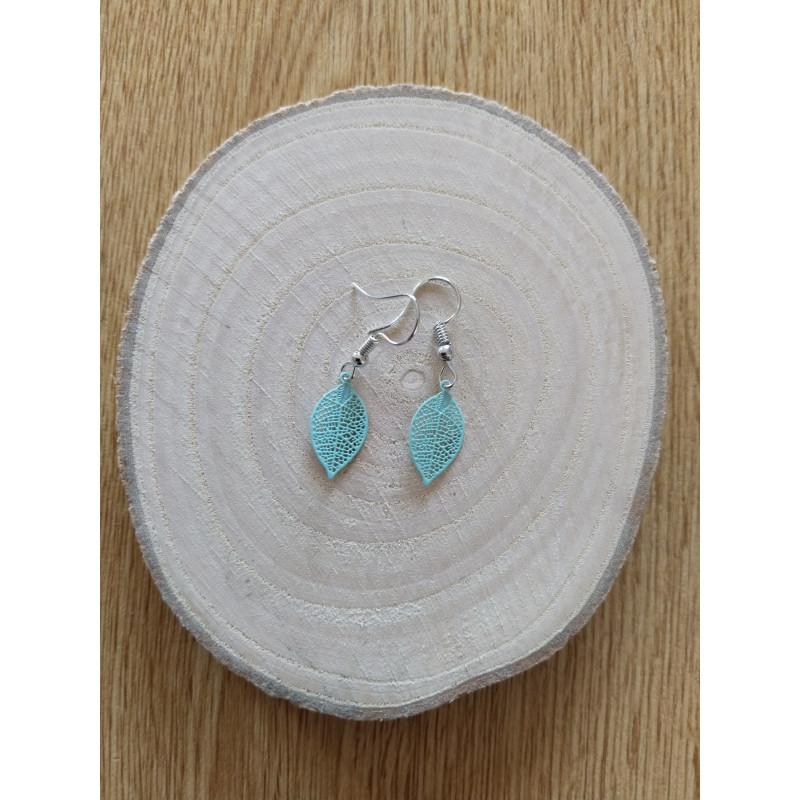 Boucle d’oreille feuille