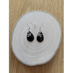 Boucle d’oreille colibri