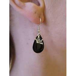 Boucle noire et colibri