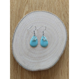 Boucle d’oreille colibri