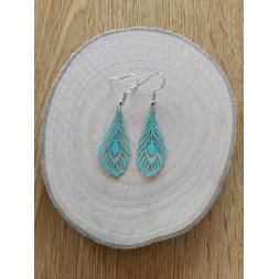 boucle d’oreille plume