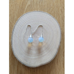 Boucle d’oreille en pierre de lune