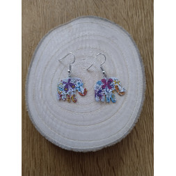 Boucle Mon éléphant coloré