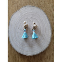 Boucle Bérénice turquoise