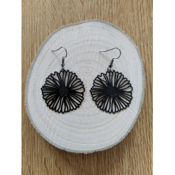 Boucle Ma jolie fleur noire