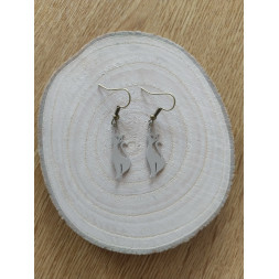 Boucle Mon chat écru