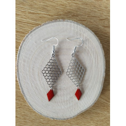 Boucle Léonie rouge