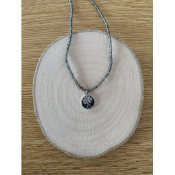 Collier noir Arboréa