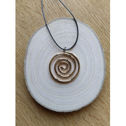 Collier Ma spirale dorée
