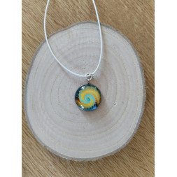 Collier Ma spirale jaune