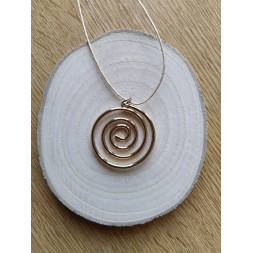 Collier Ma spirale dorée
