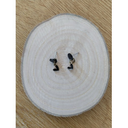 Boucle Mon petit chat bordeaux