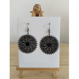 Boucle d’oreille mandala