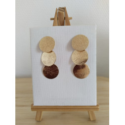 Boucle d’oreille pailletée