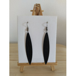 Boucle d’oreille en feuille de Canopée