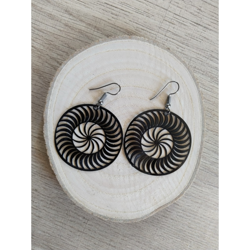 Boucle d’oreille spirale