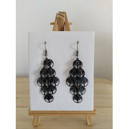 Boucle d’oreille arbre de vie en cascade