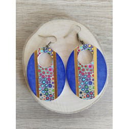 Boucle d’oreille en bois