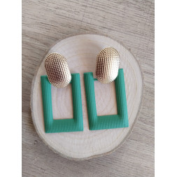 Boucle d’oreille géométrique