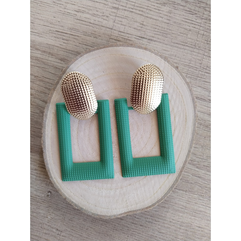 Boucle d’oreille géométrique